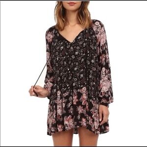 Free People Lucky Loosey Floral Dress